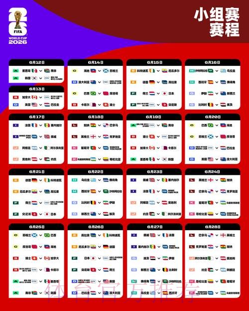 2026世界杯比赛时间哪里可以看